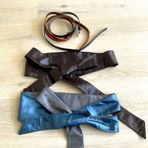 4 belts for $15